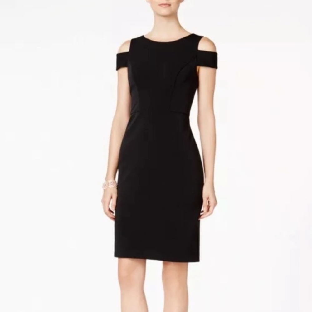 VINCE CAMUTO Cold-Shoulder LBD
